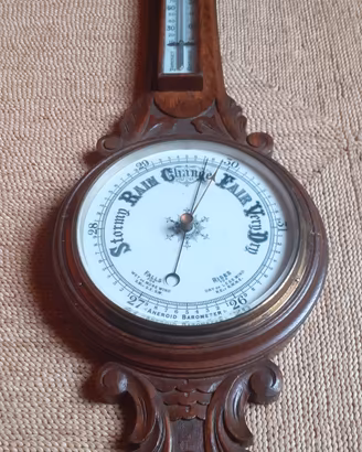 Stazione meteo antica inglese vittoriana 