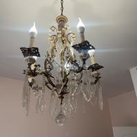 Lampadario gocce di cristallo