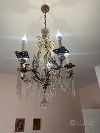 Lampadario gocce di cristallo