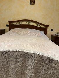 Coperta in cotone fatta a mao all’uncinetto