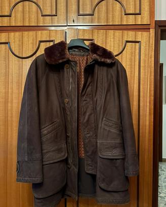 Giacca vintage da uomo di pelle