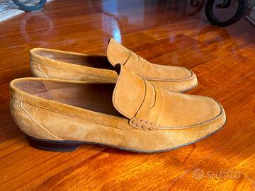 Mocassino Campanile camoscio estivo