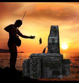 Zaino Marsupio pesca spinning. Nuovo!
