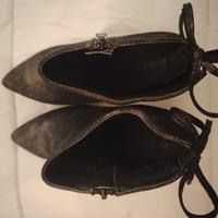 Scarpe con tacco grigio scuro