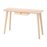 Scrivania Ikea Lisabo Legno Frassino, 118x45 cm