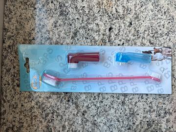 Set spazzolino per denti cani