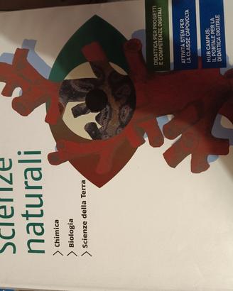 libro scolastico Scienze naturali 
