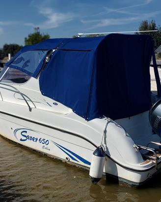 Saver 650 Cabin Yamaha 200cv Carrello