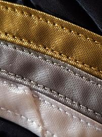 Costume Sundek nero con righe oro argento tg L