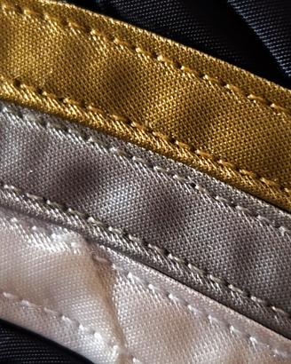 Costume Sundek nero con righe oro argento tg L