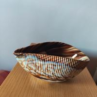 Ciotola conchiglia in vetro di Murano 