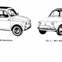 Manuale Officina Italiano Fiat 500 EPOCA D-F-L