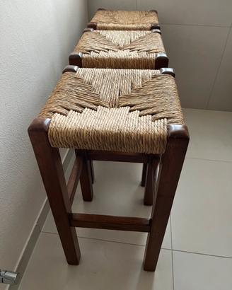 Sgabelli in legno