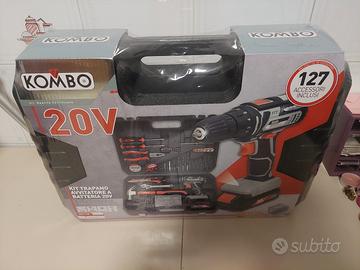 kit avvitatore a batteria 20v