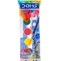 Doms Set 6 Tempere 3 ml con Pennello – Colori Viva