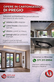 Soluzioni in cartongesso per ambienti di pregio