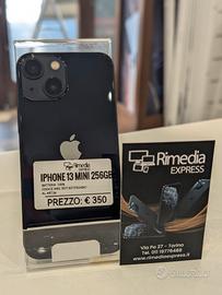iPhone 13 mini 256GB nero usato garanzia 