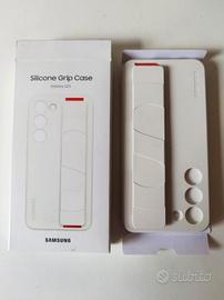 Cover originale Samsung S23 in silicone Bianca