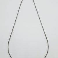 COD.1200B.25 COLLANA ORO BIANCO TORCION 18K 750