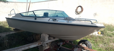 Barca delfino open 4 metri + carrello no omologato