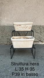 Vasi terracotta con supporto