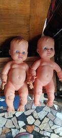 Coppia bambole vintage Rubbertoys vintage