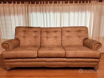 Divano 3 posti damascato sfoderabile