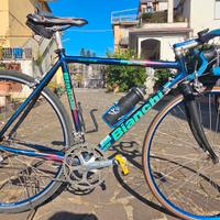 Bici da corsa Bianchi Mega Pro alluminium 7005