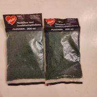 Fogliame floccato per modellismo ferroviario