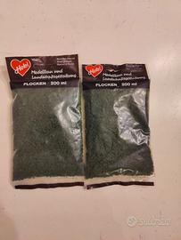 Fogliame floccato per modellismo ferroviario