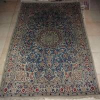 Tappeto NAIN 191 X 125 a mano PERSIA Lana seta+cer