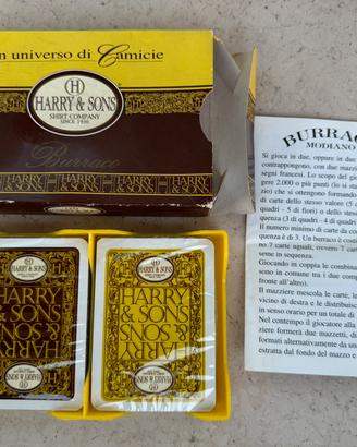 Carte da gioco per burraco logate Harry & Sons