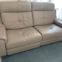 Divano relax in vera pelle Fiorentina