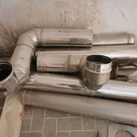 canne fumarie in acciaio 