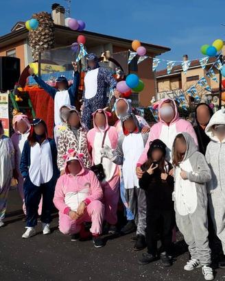 Abiti - Tute "PIGIAMONI" per gruppo di Carnevale