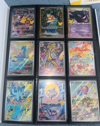 Carte Pokémon 30th anniversario