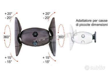 2 supporti a muro per casse acustiche