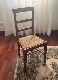 4 sedie in legno