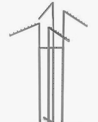4x Stand appendi abiti
