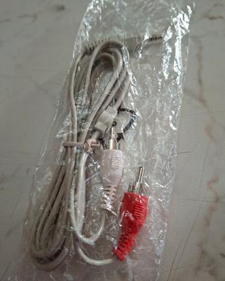 Connettore jack maschio da 3,5 - RCA maschi