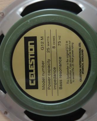 Celestion Greenback g12m da riconare