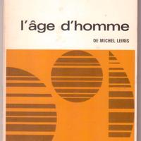 Robert Bréchon L'âge d'homme de Michel Leiris 1973