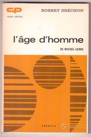 Robert Bréchon L'âge d'homme de Michel Leiris 1973