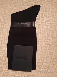 Calzino alto nero uomo