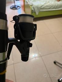 Canna da pesca caperlan con mulinello 4000