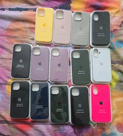 COVER SILICONE PER IPHONE 14/15/16 compatibili Mag