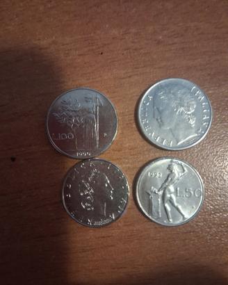 50 e 100 lire piccole