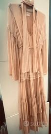 Abito lungo con balze Sundress