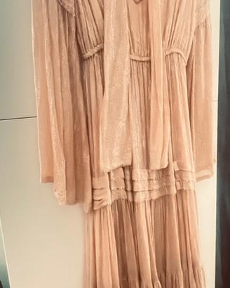 Abito lungo con balze Sundress