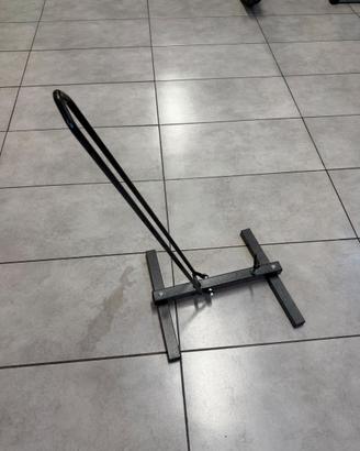 Cavalletto supporto bici da terra universale